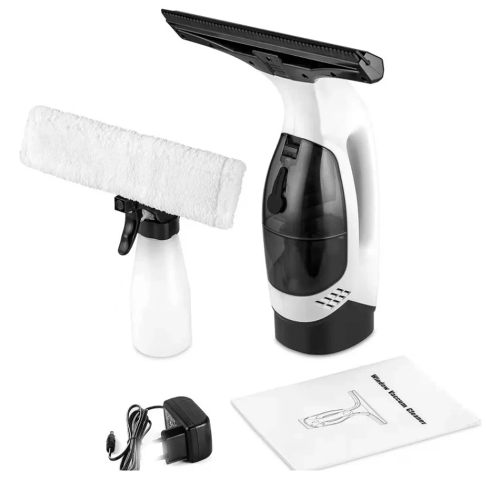 Portable Rechargeable Automatic Window Cleaner for Glass Surfaces Including Mirrors and Car for windows Providing Efficient