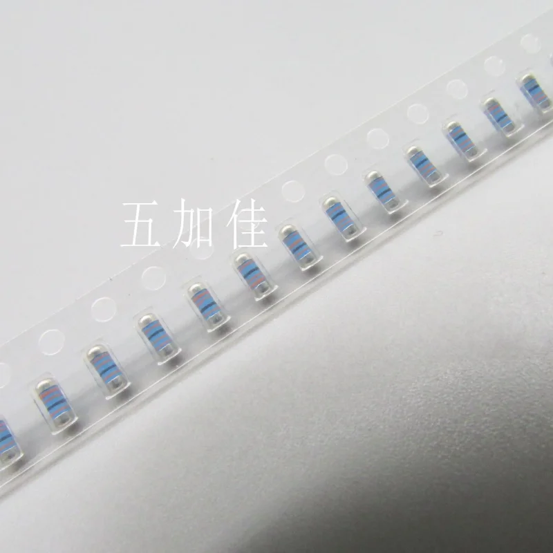 10-100pcs Taiwan CSR0204FTDV3303 330K 1% 1/4W 0204 color ring wafer cylindrical resistor