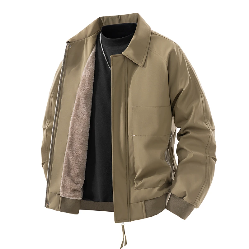 

Loose Fit Korean Style Men's Jacket Autumn Winter 2025 Fashion Trend Breathable Waterproof Wear Resistant Windproof Youth