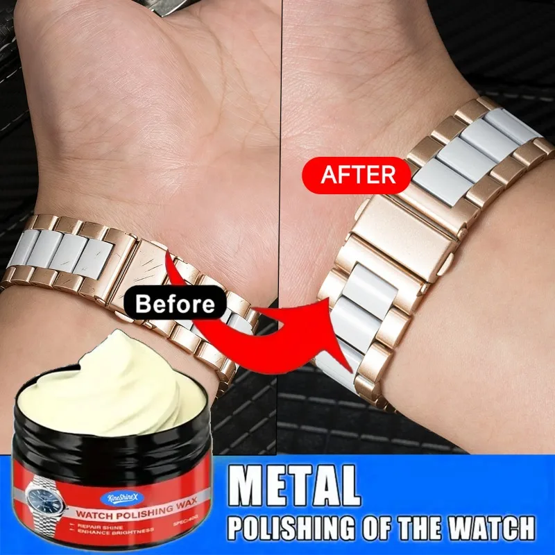 HEISSE Multi-Watch-Polierpaste – Riemen und Bildschirmkratzerreparatur, Kratzflüssigkeit für die Oberfläche aus Edelstahl, Erneuerungscreme für Metallrahmen