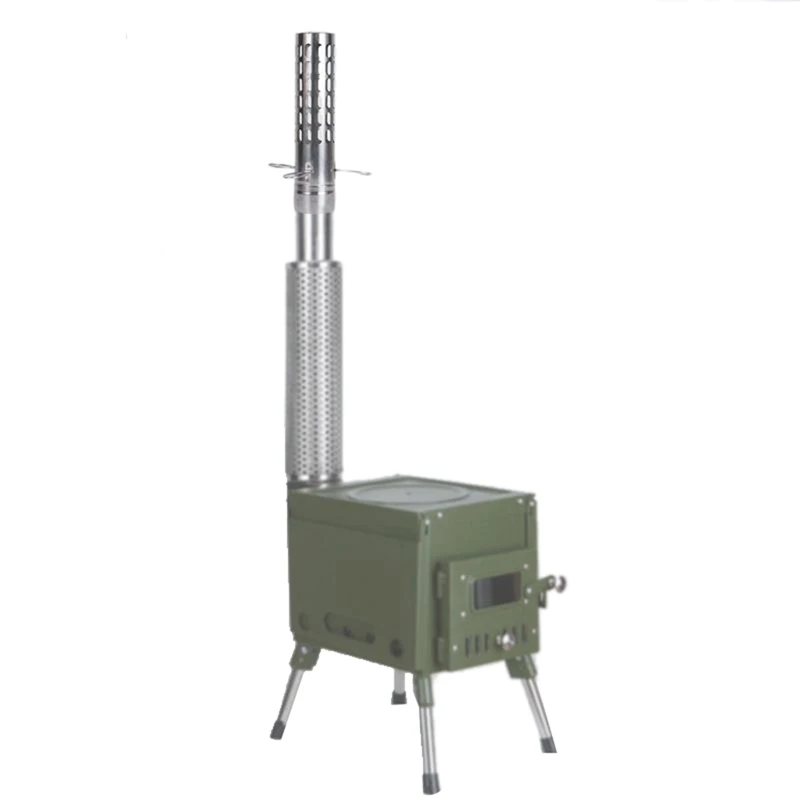 Outdoor Stove Chimney Pipe Stainless Steel Camping Wood Fire Heating Stove Boiler Exhaust Pipe Smoke Tube Accessories image 5