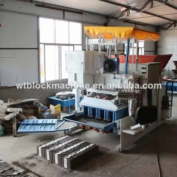 رائجة البيع WT12-15 ماكينة تصنيع بلوك الطوب المتنقلة الأوتوماتيكية ماكينات الطوب للبيع