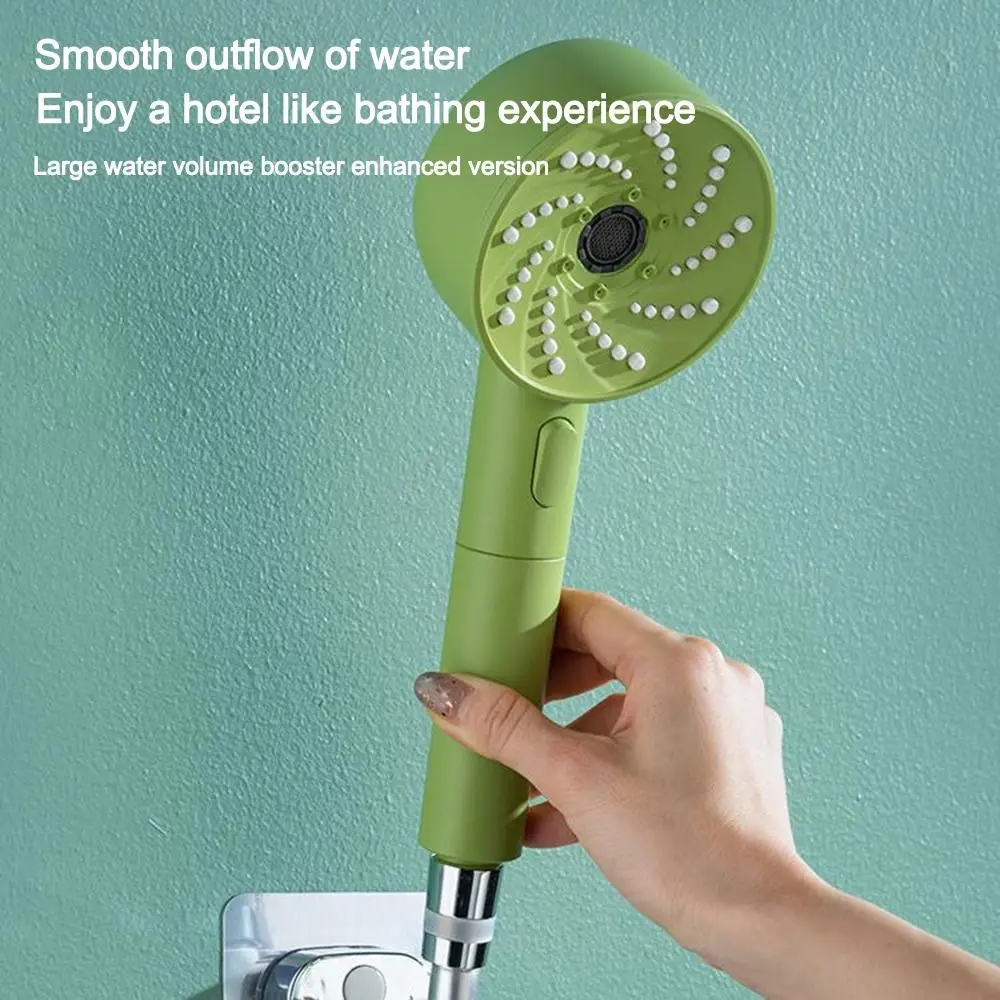 

High Quality 4 Jet Modes Hand Shower Head High Pressure with Filter Rainfall Large Flow Showerhead Shower Replacement 1PC