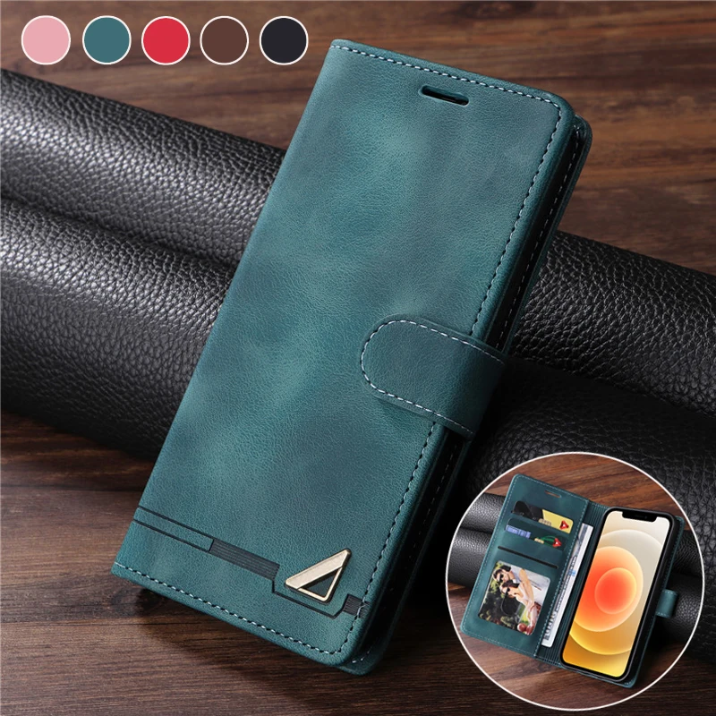 New Style Matte Leather Case For Redmi Note 10 Cases Wallet Flip Cover For Xiaomi Redmi Note10 Pro S 10S 10T 5G Max Phone Protec