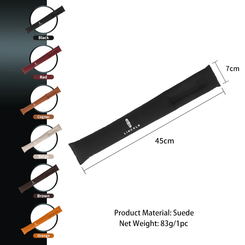 مقعد السيارة الفجوة حشو الجلد المدبوغ مانعة للتسرب المكونات مقعد الفجوة تسرب منصات ملء المنظم لينكولن MKZ MKX طيار الملاح كونتيننتال #2