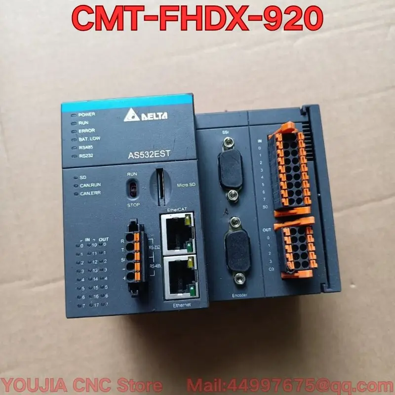 Used AS532EST-B PLC controller, functional test normal