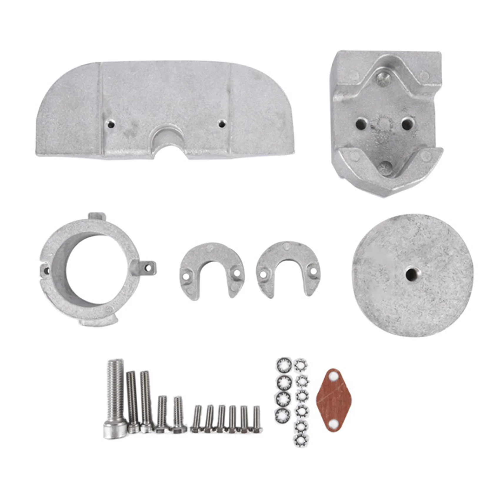 A09E-Outboard Engine Anode Aluminum Alloy Kit For Mercury Alpha One Gen 888756Q03 888756Q01 Outboard Engine Protection Anode