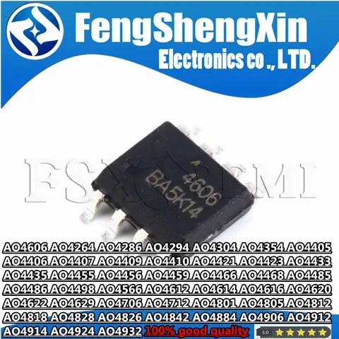10 PCS MOSFET Chips AO4606 AO4455 FSXSEMI
