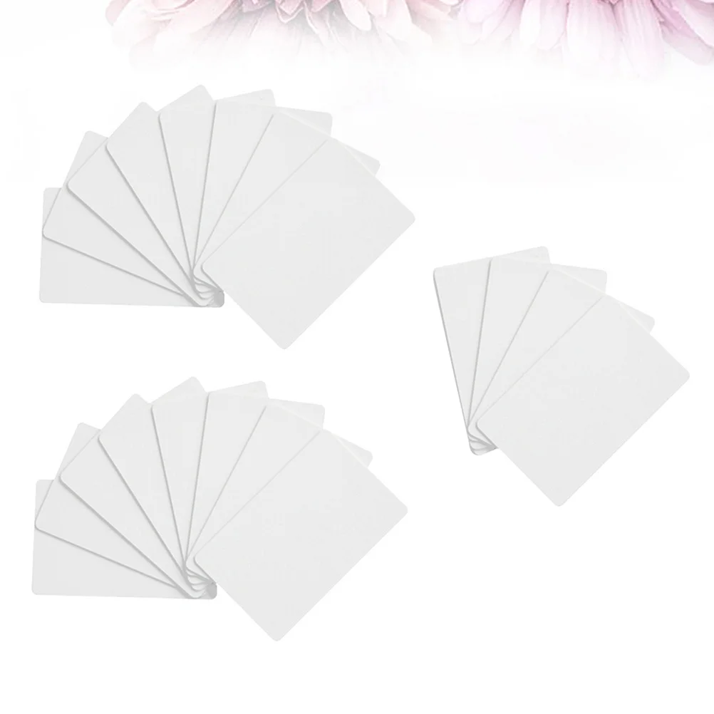 20 قطعة Ntag215 بطاقة ذكية فارغة بيضاء بدون تلامس قابلة للكتابة للوجستيات الحضور #4