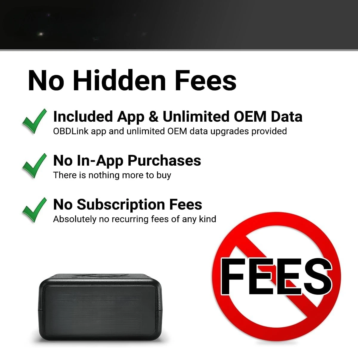 MX+ OBD2 Bluetooth-Scanner für iPhone, Android und Windows