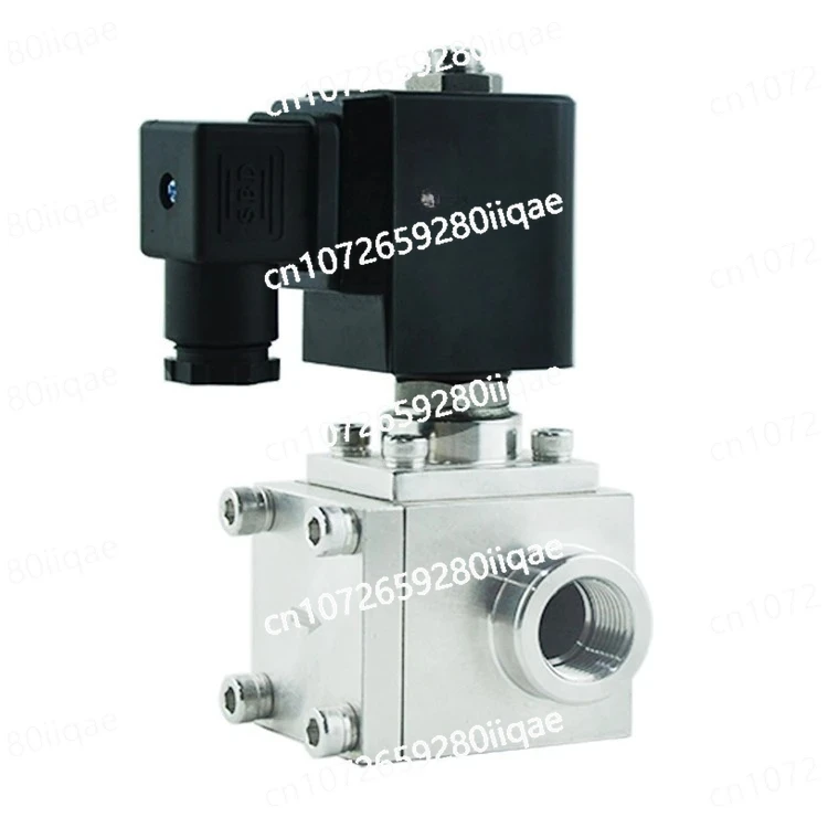 Stainless steel high pressure solenoid valve
