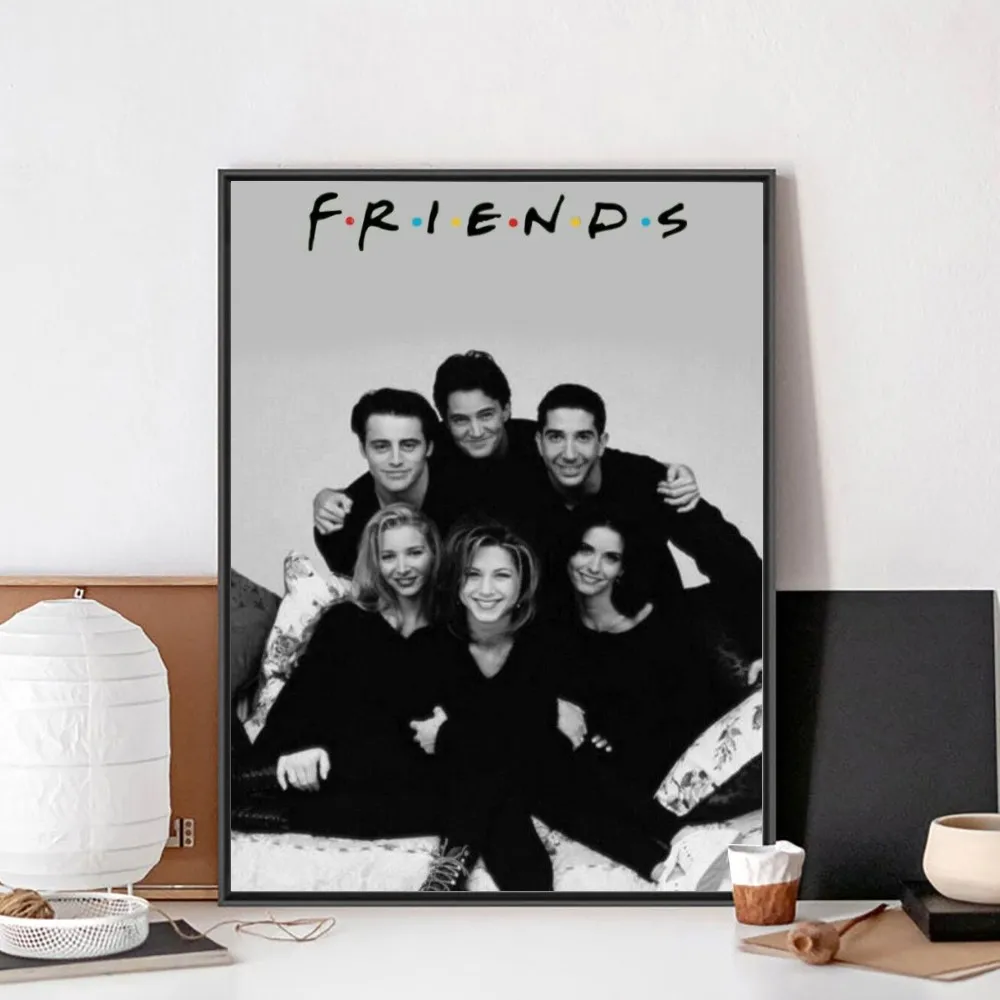 Friends TV Show Poster No Framed Poster Kraft Club Bar Paper Vintage Poster Wall Art Painting Bedroom Study Stickers