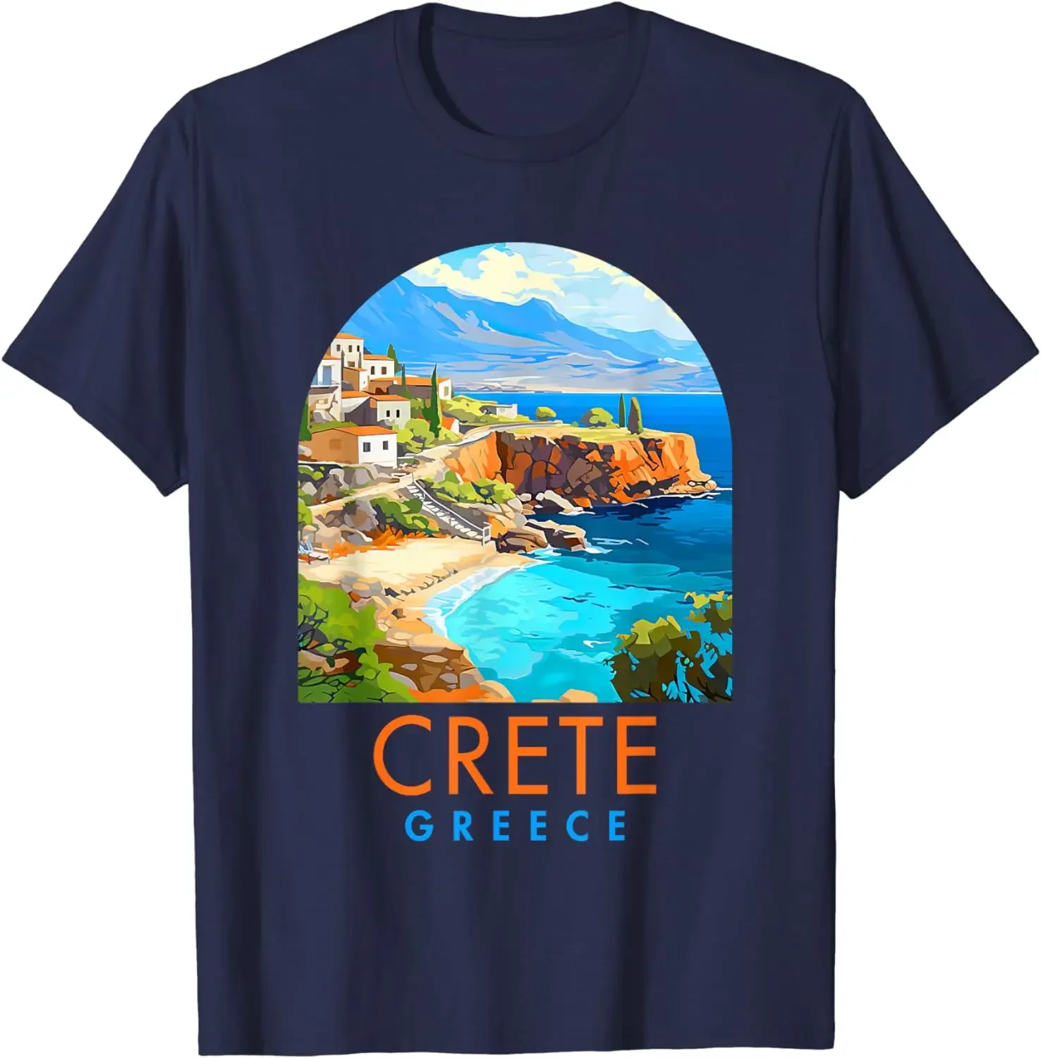 Crete Traveling Travel Vacation Souvenir Crete Greece T-Shirt for Men Women Teens for Travel Holiday Outdoor