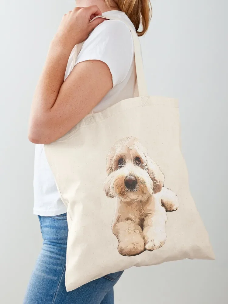

Cockapoo Cockerpoo Spoodle Golden Tote Bag Gift bags Woman shopper bag Gift bag Cloth