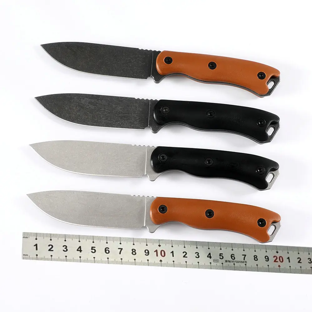 TRSKT BK16 Hunting Knives Camping Knife ,Dc53 Fulltang Outdoor Knife Rescue Edc Tool G10 Handle With Kydex Dropshipping