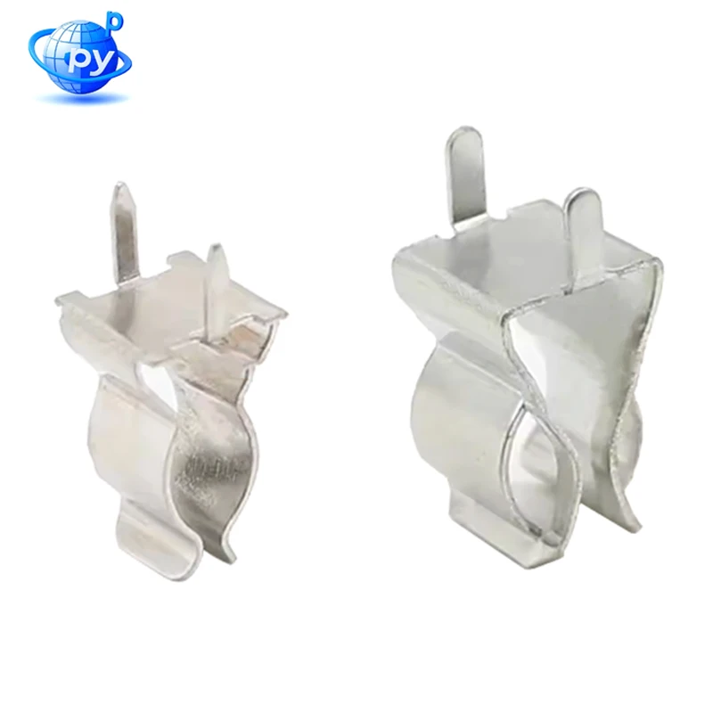 50/100pcs Copper Plug-in Fuse Holder Clip for 5x20mm  6x30mm Fuse Tubes Insurance Header Clamp Support