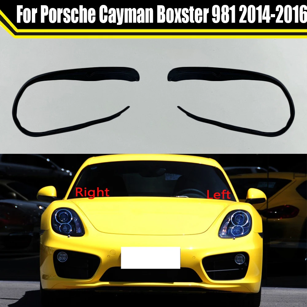 

For Porsche Cayman Boxster 981 2014 2015 2016 Auto Headlamp Water Proof Strip Car Front Headlight Rubber Sealing Strip Trim