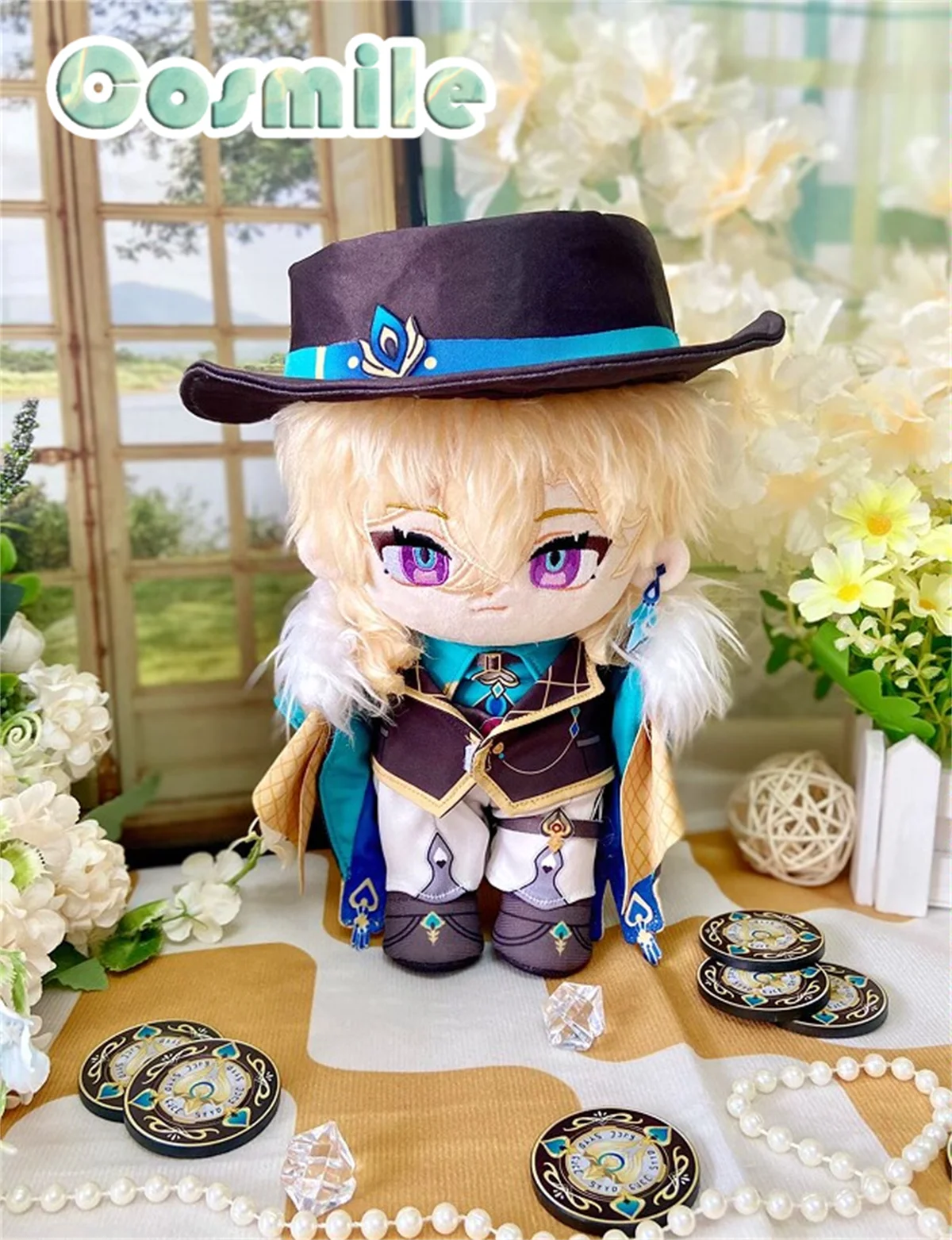 Honkai: Star Rail Aventurine アベンチュリン 어벤츄린 Stuffed Plushie Plush 20cm Doll Body with Clothes Toy KM Dec