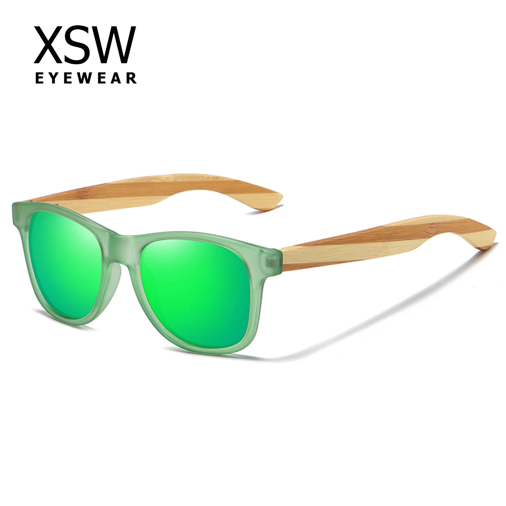 XSW Men/Women Fashion Zebra bamboo Sunglasses Polarized Wood Sunglasses Outdoor Activities Driving Sunglasses 5086