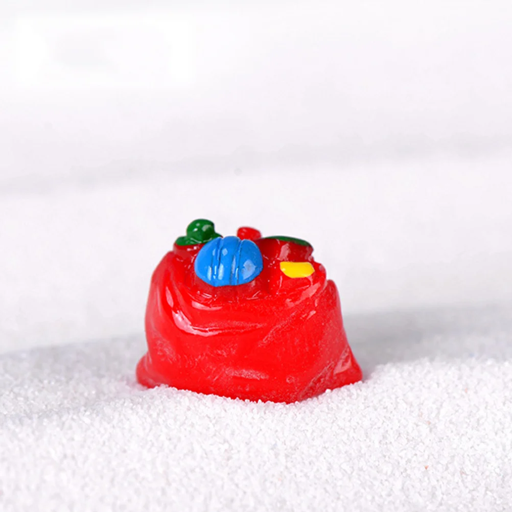 

18Pcs Christmas Resin Miniature Ornaments Snow Scene Micro Garden Accessories Artificial Micro Landscape Decor