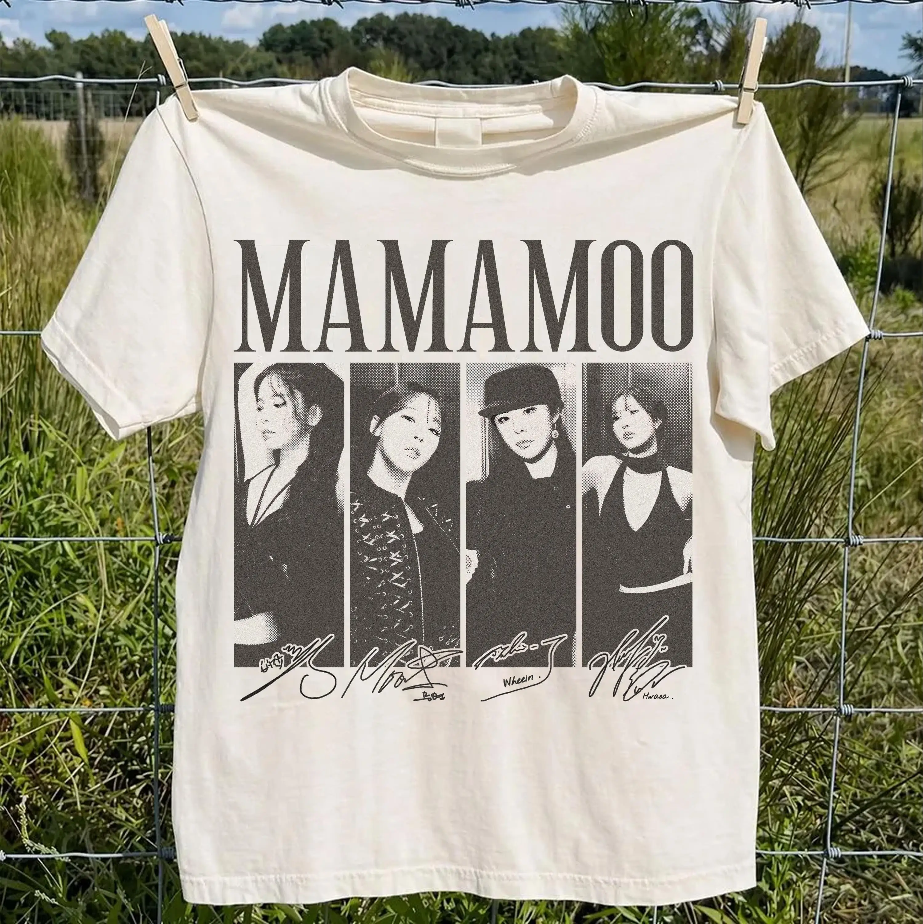 Men's and Women's Retro Mamamoo Tshirt, Sweatshirt, Mamamoo2026 World Tour Shirt, Fashionable and Comfortable