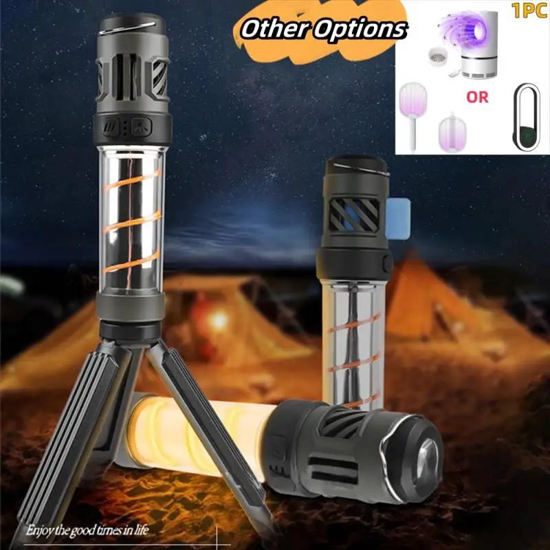 1PC LED Portable Camping Lanterns Mosquito Repellent Torch Outdoor Waterproof Hook Tent Camping Mosquito Killer Lights