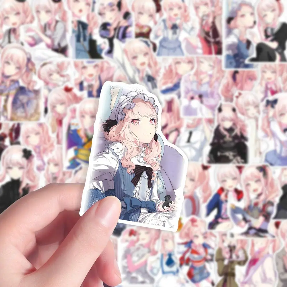 48PCSโครงการSekai Akiyama Mizukiอะนิเมะสติกเกอร์การ์ตูนGraffiti Decalsหมวกกันน็อกสเก็ตบอร์ดแล็ปท็อปรถจักรยานยนต์สติกเกอร์ตกแต่ง