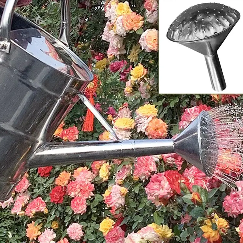 

Nice Stainless Steel Nozzle Watering Can Parts Sprinkler Head Replacement Indoor Plant Garden Nozle Head Nozzles Silver Flower P
