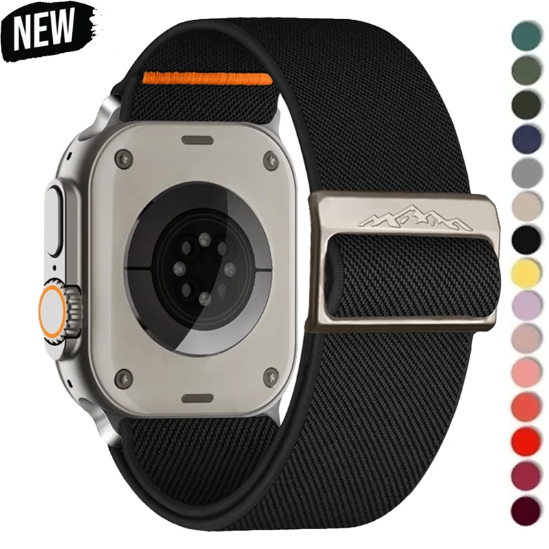 Sportarmband für Apple Watch Band Ultra3/2 49mm 38mm 40 41 42 44 45 46mm Breites Nylon-Armband für iWatch Series 11 10 9 8 7 6 SE
