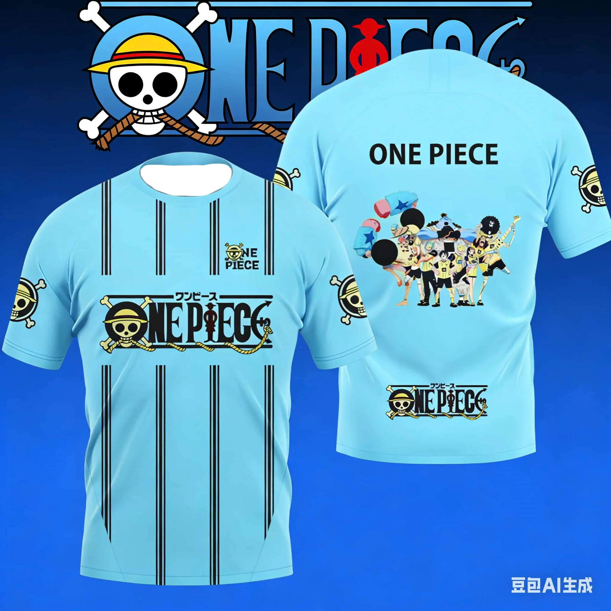 

Футболка One Piece Луффи 2026: мужская, женская, детская, летняя, с коротким рукавом, в японском стиле аниме