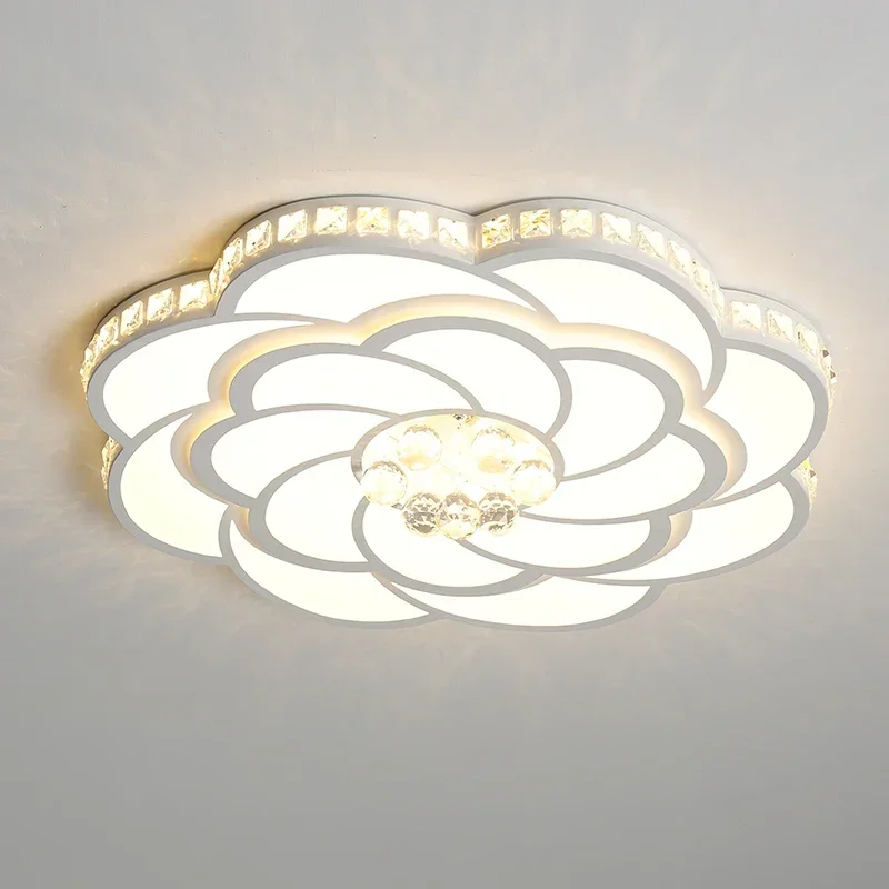 Arcylic Lampshade Modern Crystal  Living Room Ceiling Light  Luminaria Tech Lampara   Bedroom LED Chips  Lamp