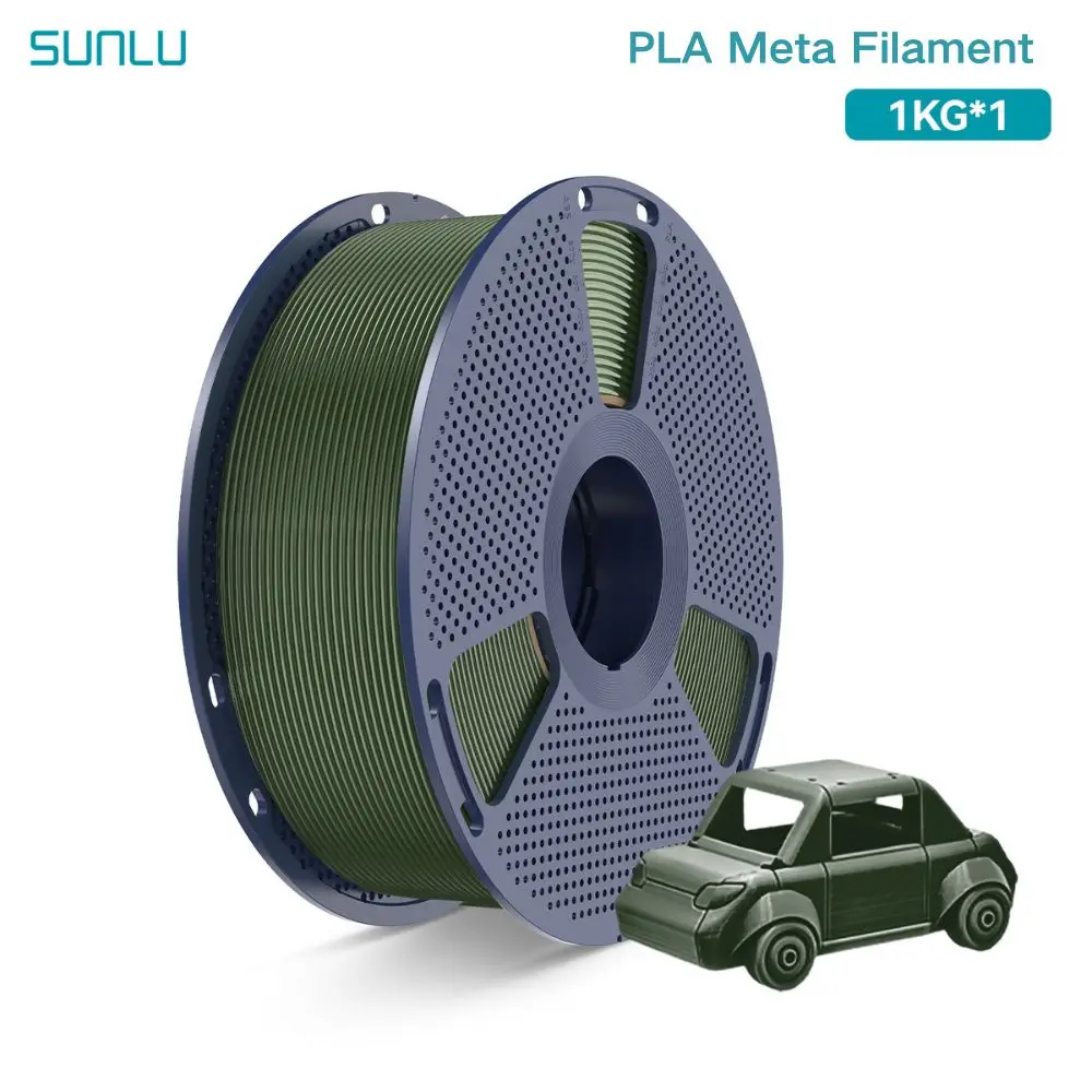 SUNLU PLA Meta 3D-Drucker-Filament 1KG 1,75mm Schnelldruck Matt & Macaron-Farben Blasenfrei Geringe Verformung