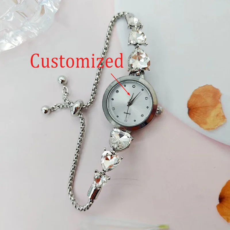 

Женские часы Love Diamond Ins College Style 2021, модные женские часы-браслет с ленивым вытягиванием, могут быть изготовлены по индивидуальному заказу