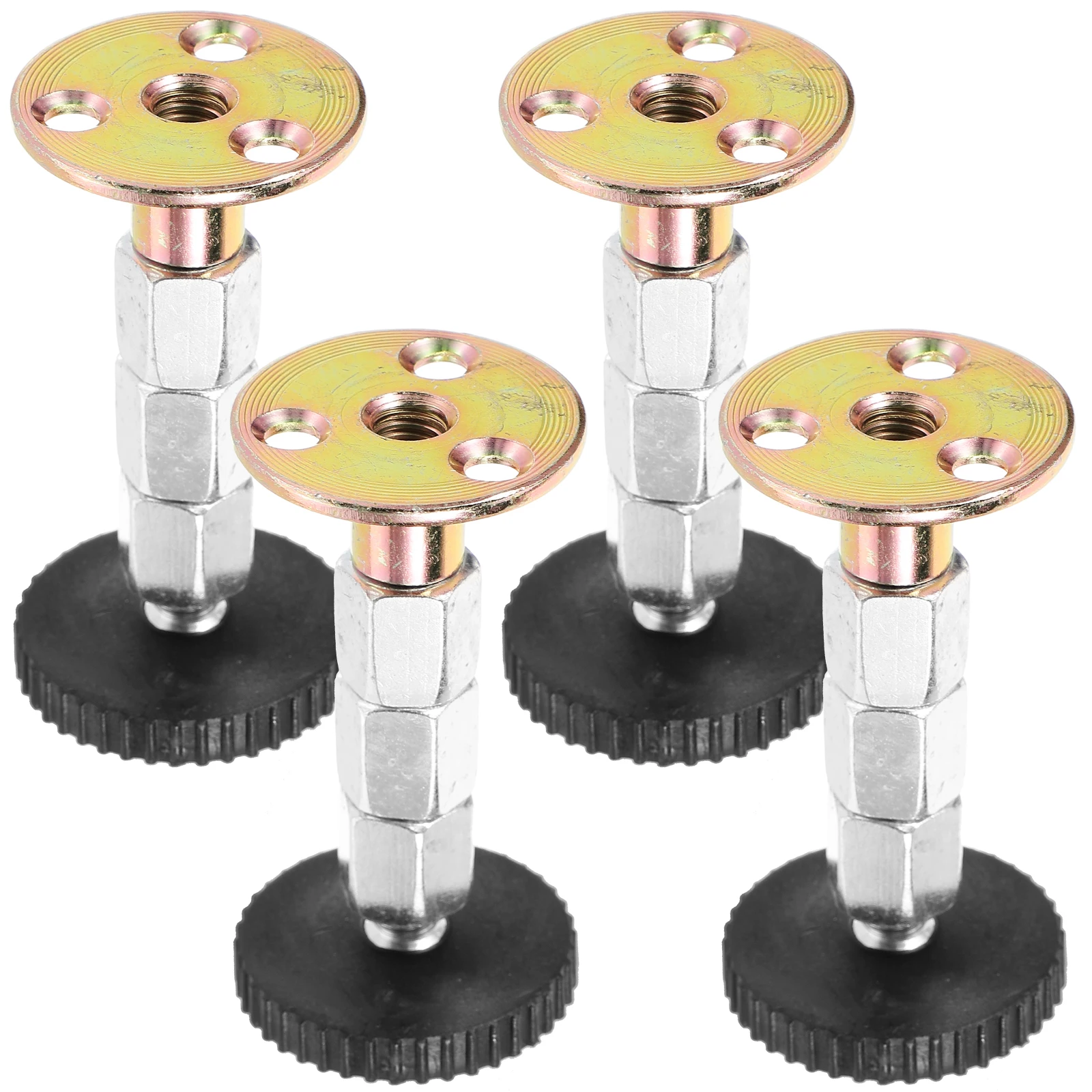

4 Pcs Anti shaking Stabilizer Headboard Adjustable Bed Wall Stopper Spacer Bumper Noise Reducer Furniture Protector Hardware