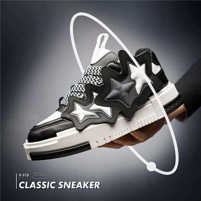 

Нескользящая износостойкая мужская повседневная спортивная обувь: новинка весны 2023 года/автоматическая студенческая уличная дорожная обувь для хлеба