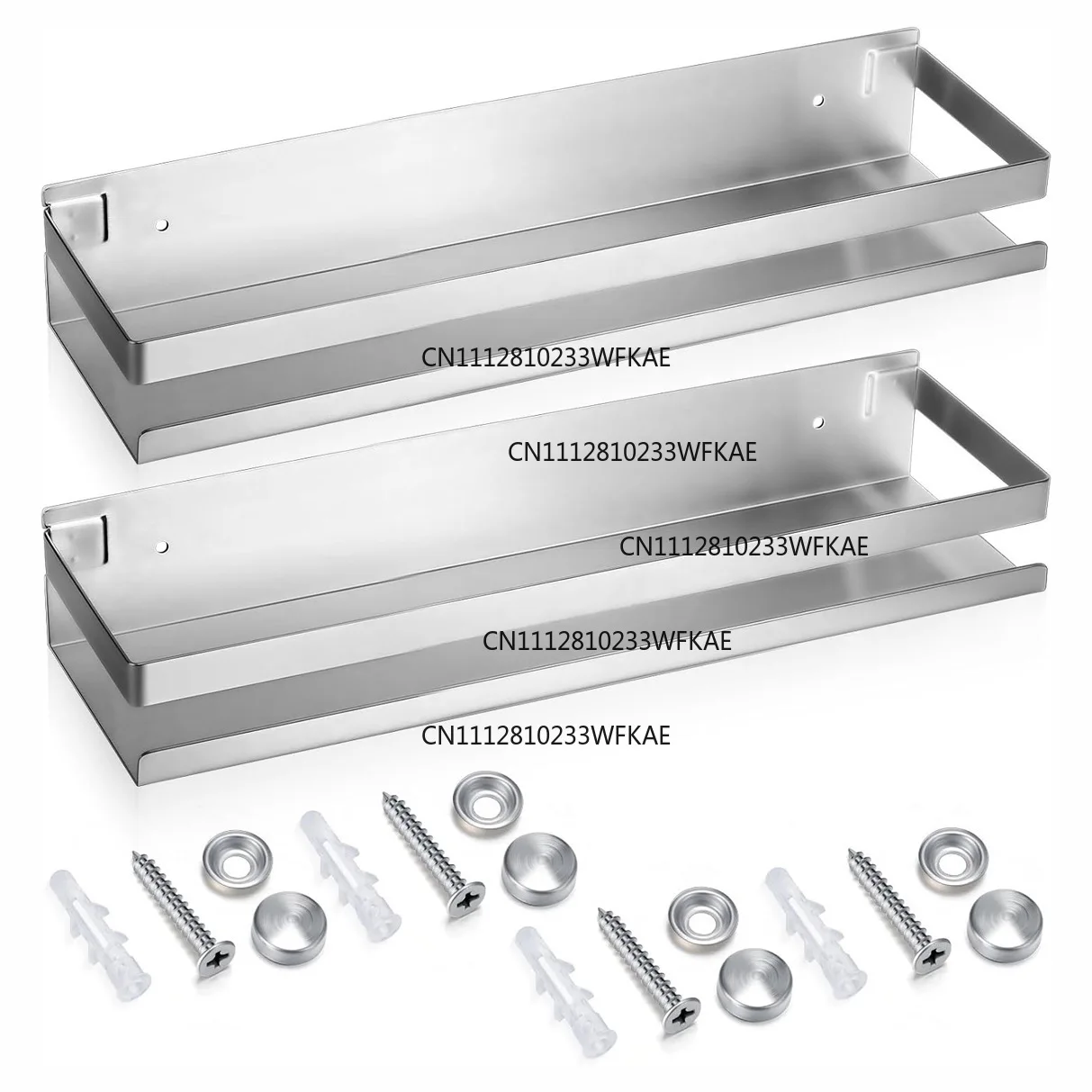 Stainless Steel Shelf Bathroom Shower Floating Shelf Wall Mounted Shower Caddy Basket Shelf Storage Storage Bathroom