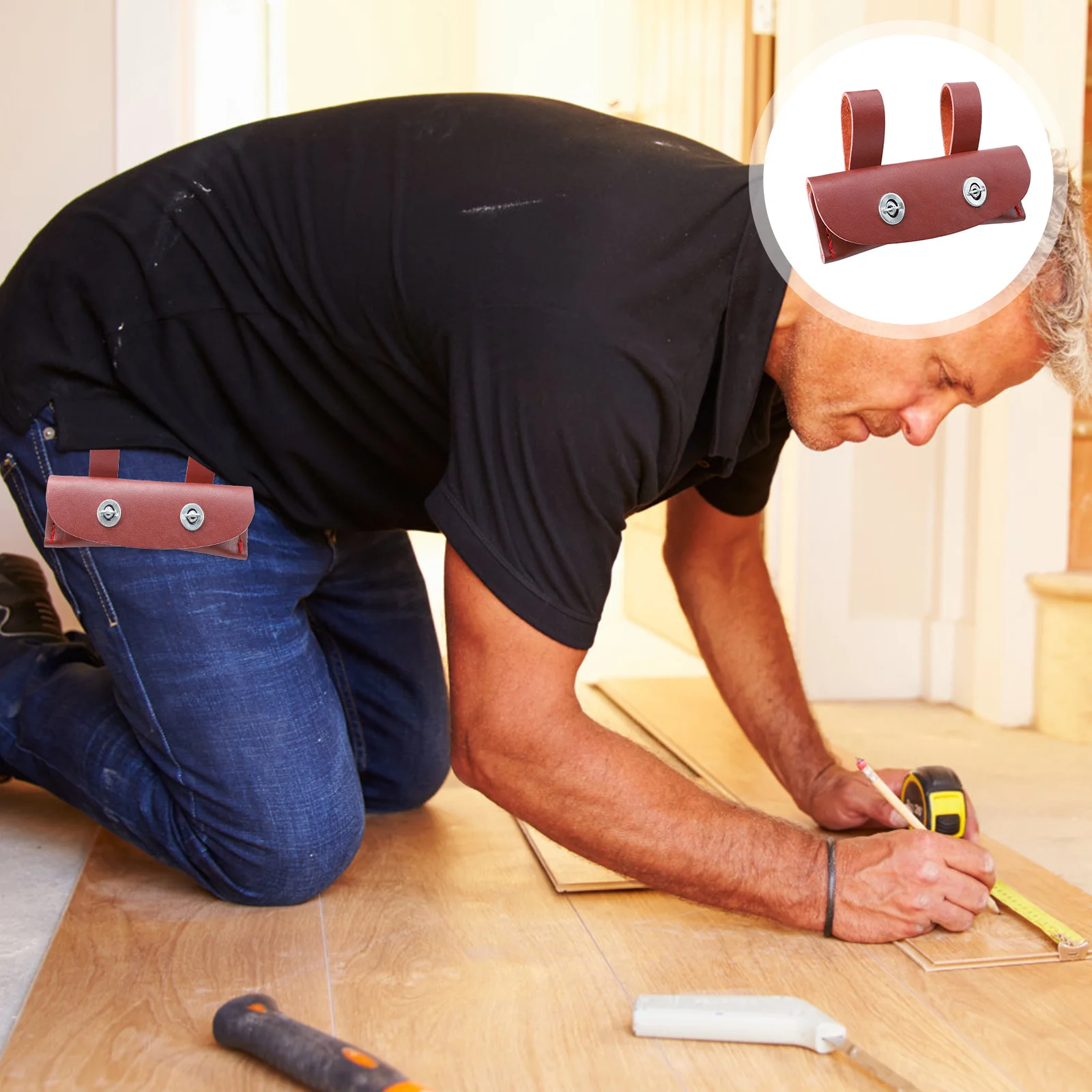 

1pc Axe Protective Cover Portable For Outdoor Camping Hatchet Head Protector Case Hammer Tool Storage Bag Durable