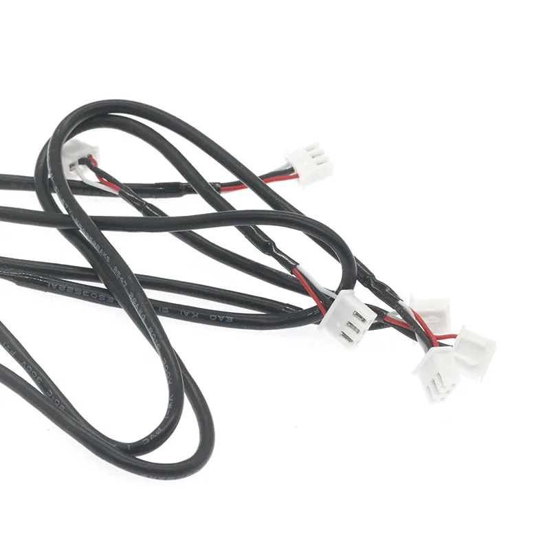 5Pcs XH2.54 3P audio signal 2.0 channel shielding input cable for HiFi amplifier XH2.54