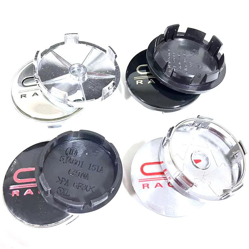 4pcs 56Mm 60Mm 65Mm 68Mm Zwart Rood Zilver Auto Center Hub Cap Voor Oz oz Rally Racing Badge Embleem Refit Styling Accessorie