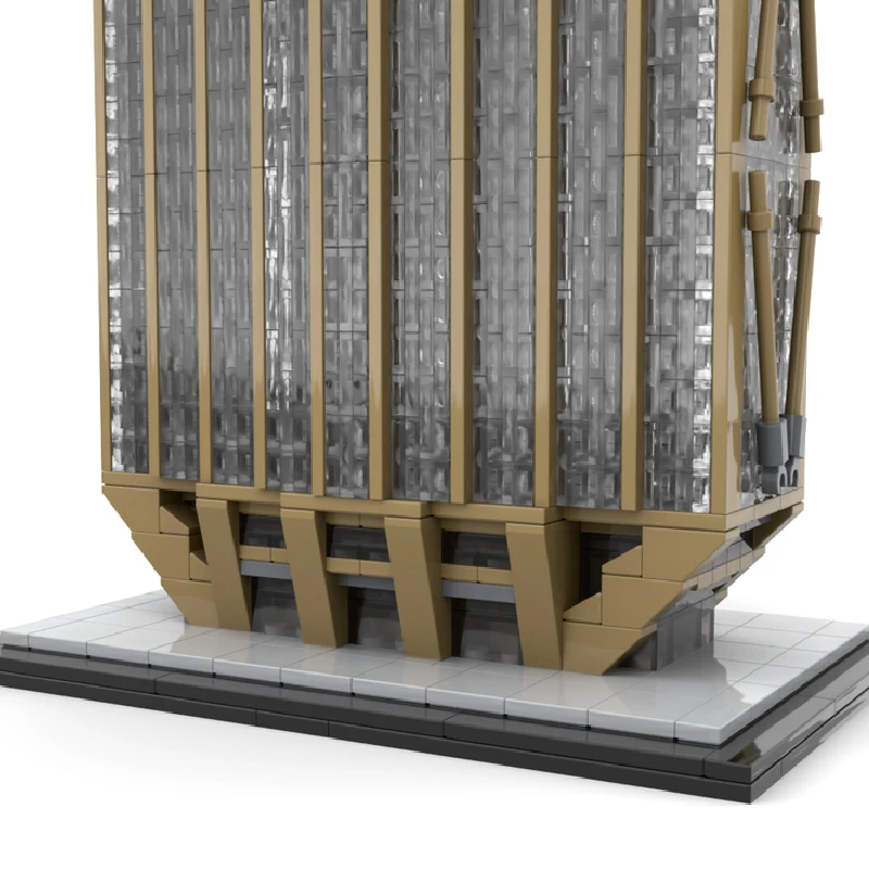 3180 قطعة من مكعبات البناء الإبداعية لتصميم نماذج مباني حديثة، لعبة تركيب للأولاد، هدية عيد ميلاد
