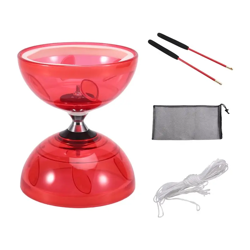 ديابولو بخمسة محامل ورأسين للعب في الهواء الطلق واللياقة البدنية، يو-يو للعب، مناسب لكبار السن - Y44A