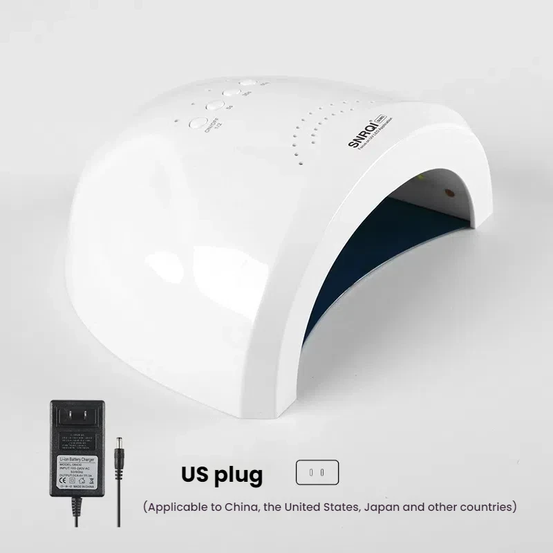 48W/24W UV LED Nail Lamp Professional Gel Polish Dryer with 3-Gear Timer Magnetic Base Portable Smart Design