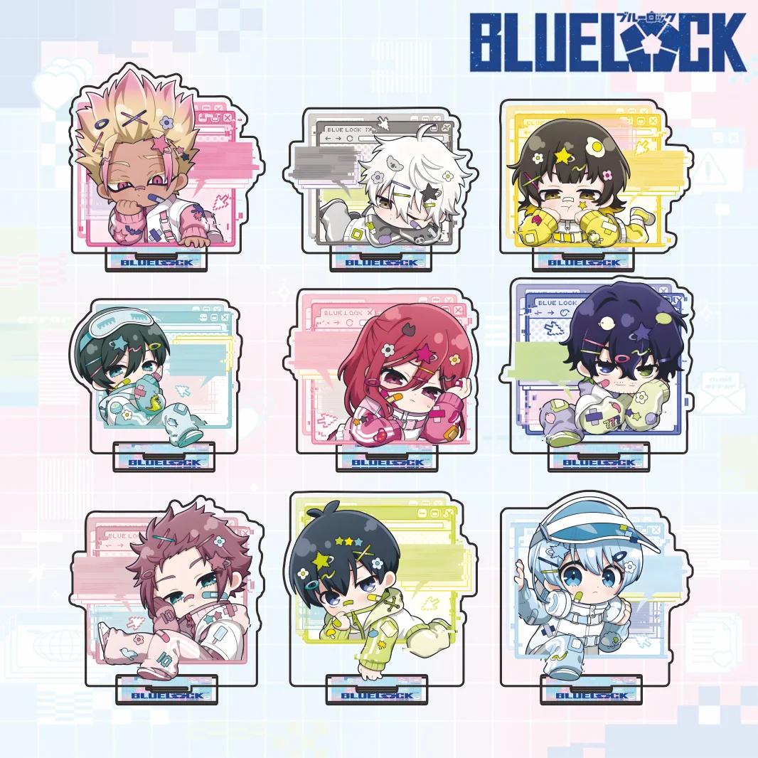 Blue Lock Full Set Series 2026 New Arrival Acrylic Stand Isagi Yoichi Nagi Seishiro Chigiri Hyoma Latest Anime Desktop Keychain