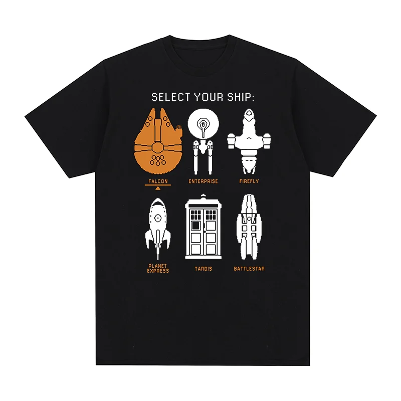 select your ship Vintage T-shirt Cotton Men T shirt New Tee Tshirt Womens Tops