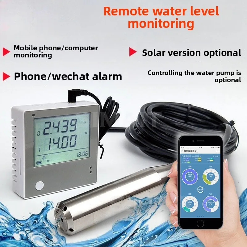 Digital Pressure Sensor Controller with Alarm for Liquid Gas Water Monitoring