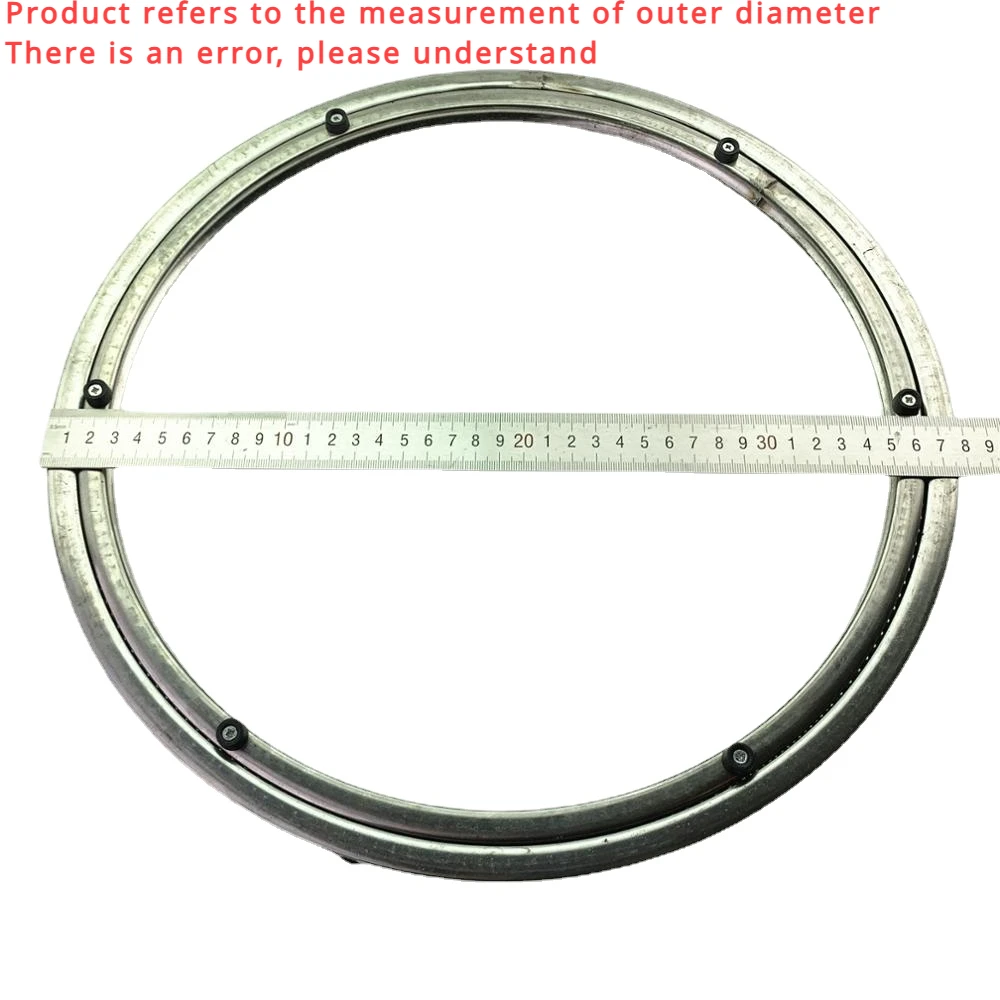 40cm-60CM Stainless Steel Ring Hot Pot Rotary Table Base Rotating Round Table Two-way Glass Rotary Table Pulley Core Surface