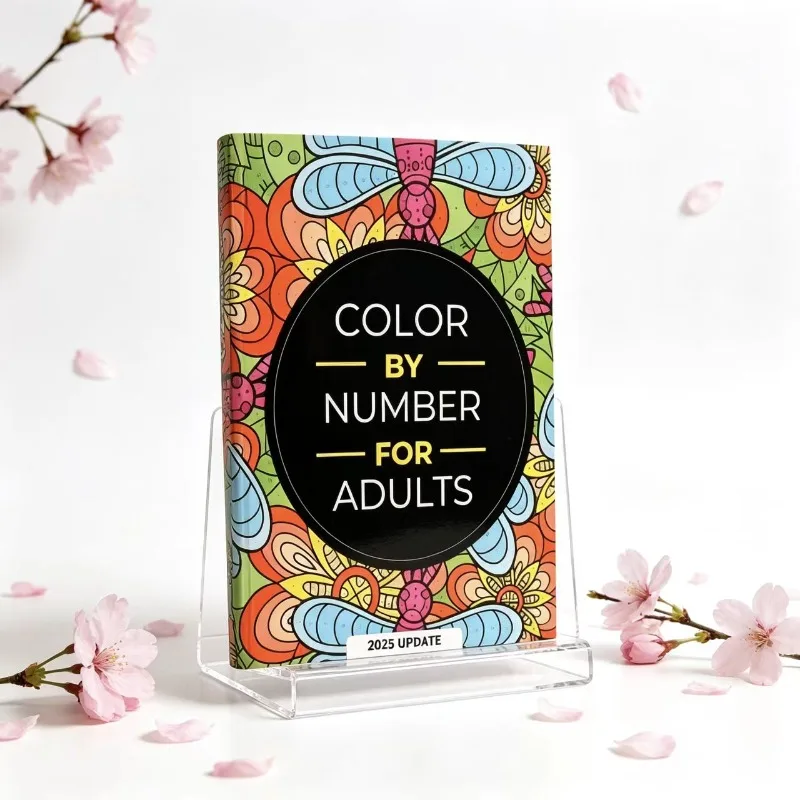2026 New Color By Number Coloring Book for Adults Mandala Butterfly Stress Relief Drawing Art Book Best Seller