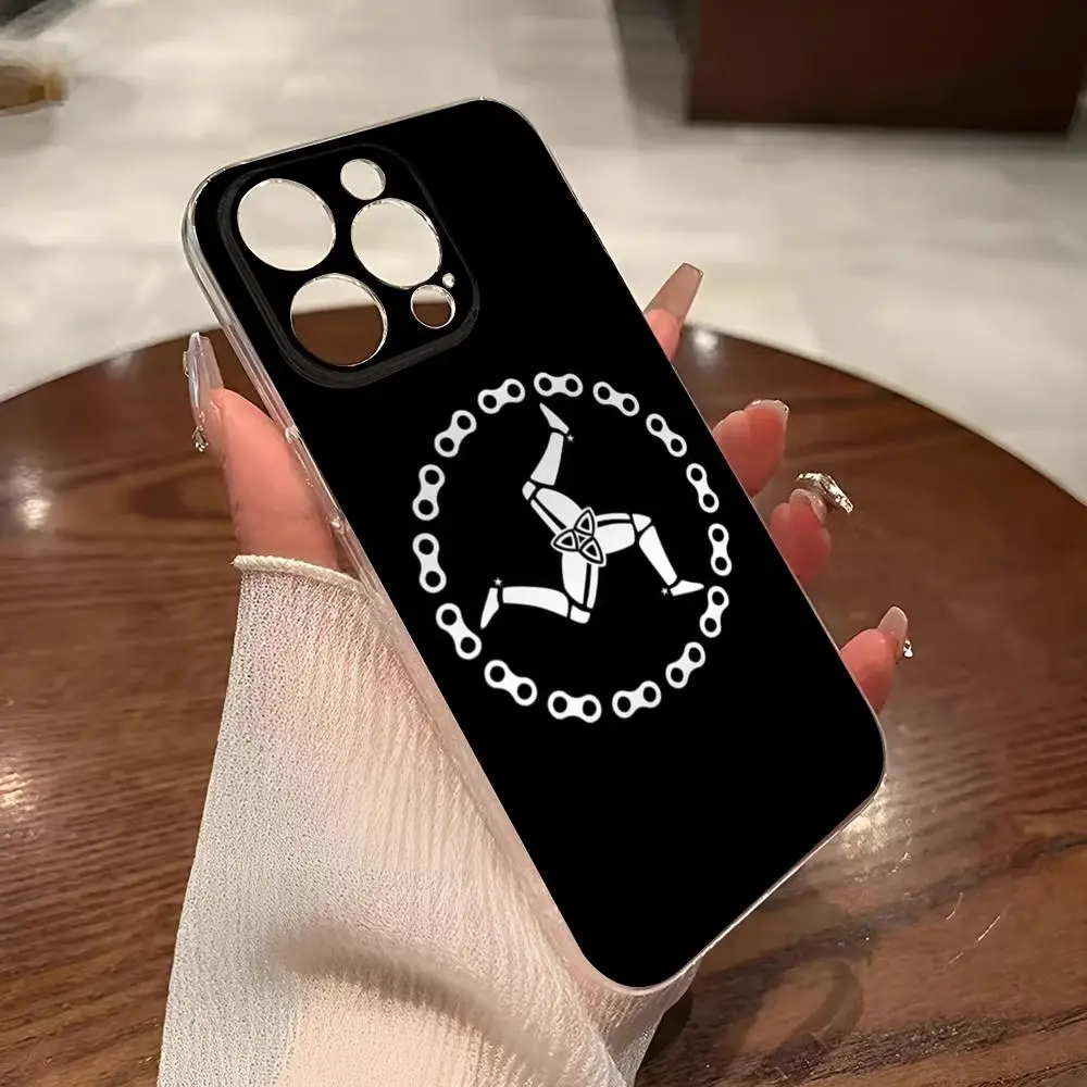 TT Isle of Man Racing Phone Case for iphone 14Pro 16 15 11 12 14 Pro Max Mini 8 Plus XR XS SE2020 Transparent Cover