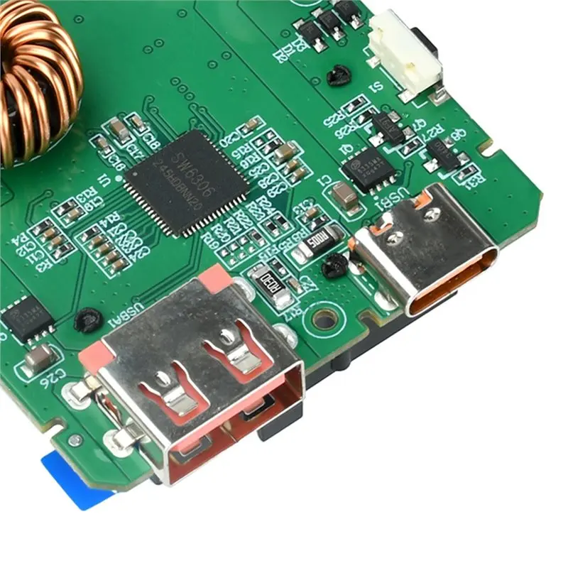 Y43A-PD QC Power Bank Mainboard For PD3.0 QC4.0 Power Bank Repair With TFT Color Display 100W Bank Mainboard