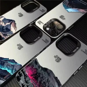 Hard Cover Mate für iPhone, Snow Mountain Landschaft, Sonnenuntergangsbeschichtung, iPhone 15, 14, 13, 12, 11 Pro, XS Max Plus, X, XR, 7, 8 Plus 10 Hauptverkäufe iPhone Dieselabdeckung - №2